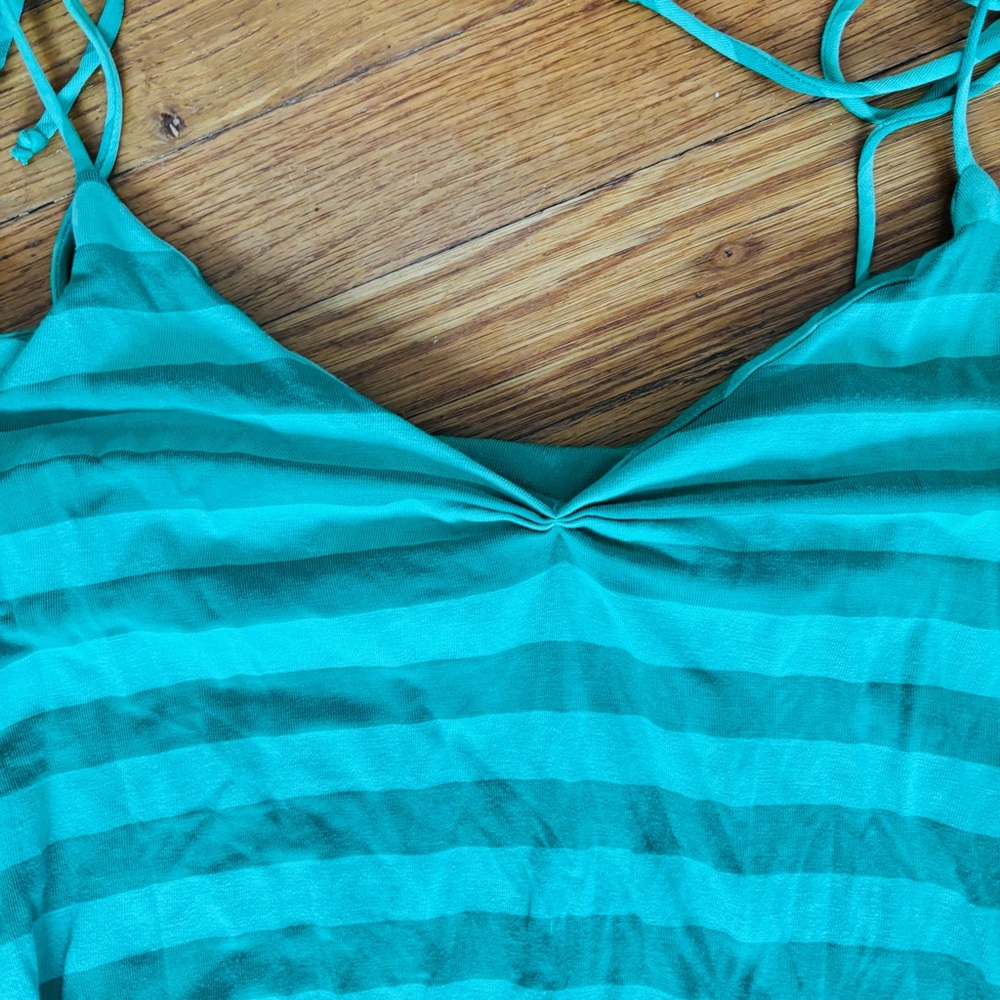 Ella Moss Teal Sleeveless Dress - Picture 4 of 5